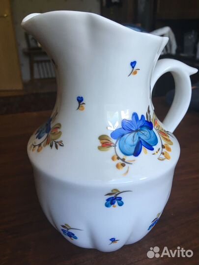 Кувшин с незабудками 1974г. винтаж