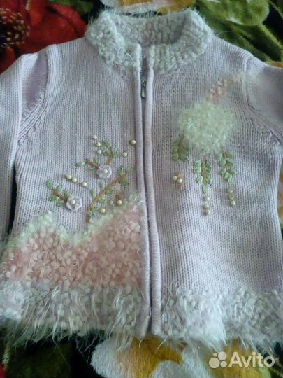 Кофта на девочку 4-5лет
