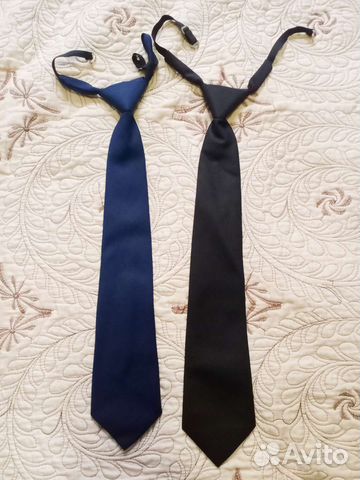 Галстук на застежке