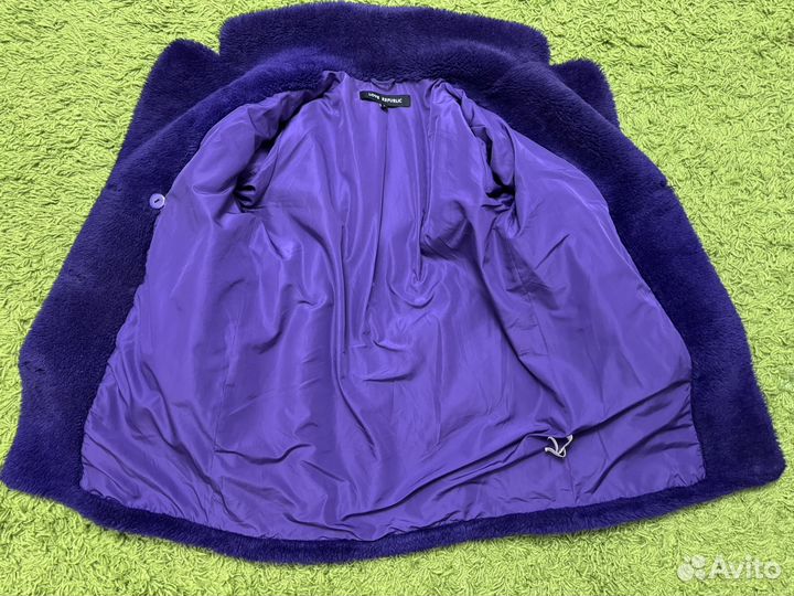 Шуба искусственная фиолетовая Love Republic