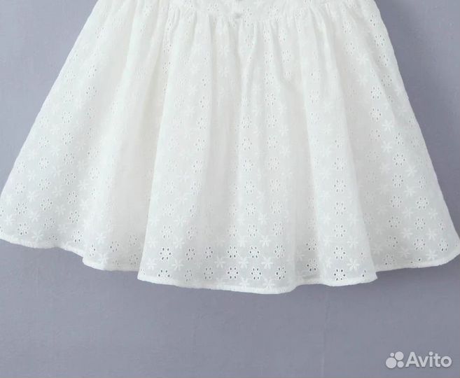 Сарафан мини кружево кроше хлопок S-M