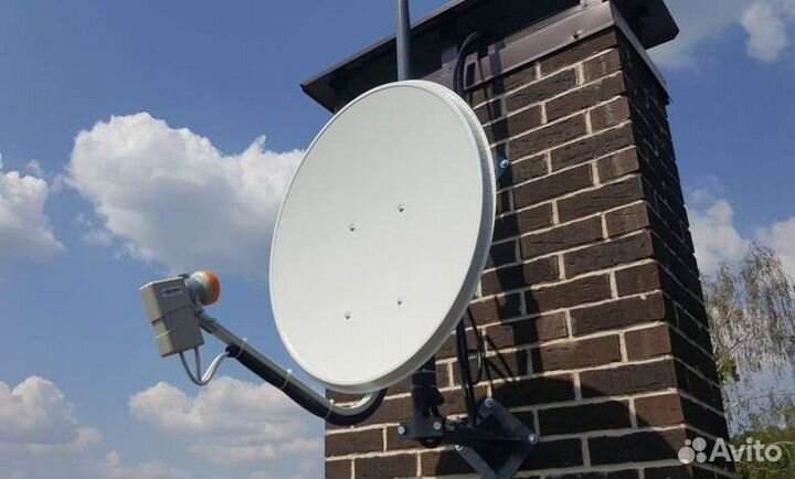 Антенна спутниковая,спутниковое телевидение,эфирка