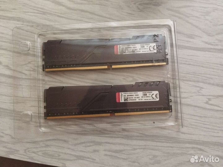 Оперативная память hyperx fury ddr4 8gb 2666mhz