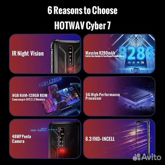 Hotwav Cyber 7, 8/128 ГБ