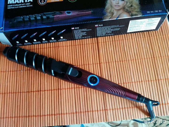 Щипцы для завивки локонов Marta