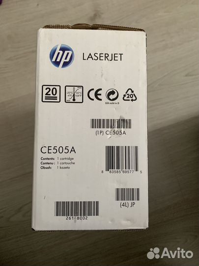 Картридж laserjet 05A p2035, p2055