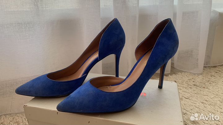 Туфли замшевые