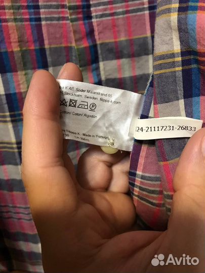 Рубашка Filippa K новая размер 48-50