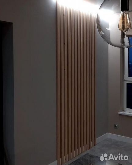 Реечные перегородки