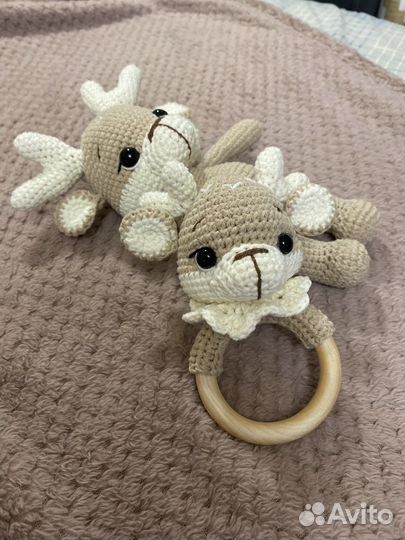 Игрушки и погремушки ручной работы