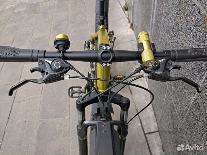 Фэтбайк Custom Gold Bike, 26х4.0, 21 ск