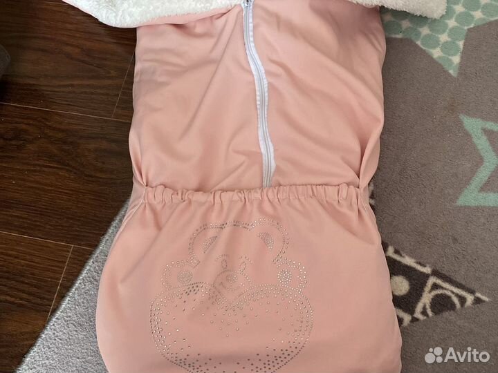 Одеяло конверт для малыша зимнее