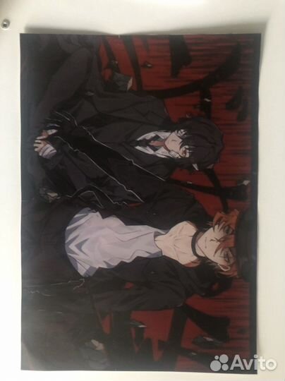 Аниме плакаты Бродячие псы литературы