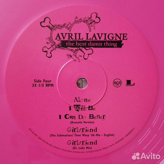 Винил Avril Lavigne – The Best Damn Thing (2LP pin