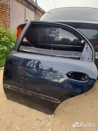 Дверь левая задняя киа спектра