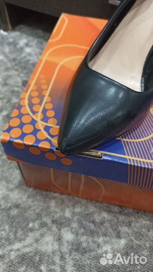 Туфли лодочки черные 37