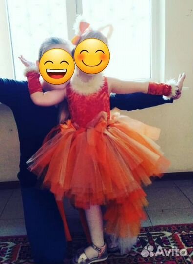 Костюм лисички 98 (можно белочки)