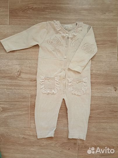 Слип комбинезон Leoking 68- 74 бежевый