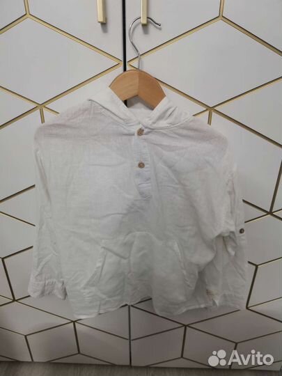 Рубашка zara для мальчика 122