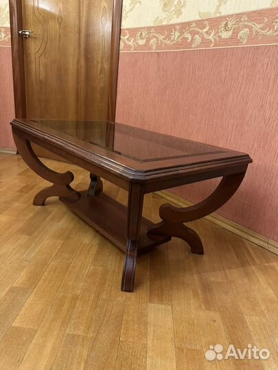 Журнальный столик из массива дерева бу