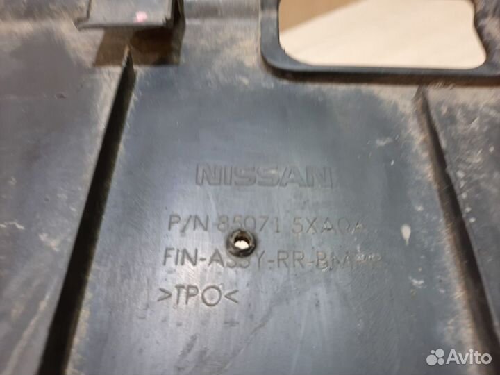 Накладка заднего бампера Mercedes X-klasse X470 20