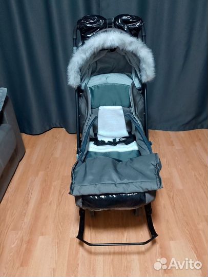 Детские санки коляска