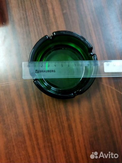 Пепельница, цветное стекло