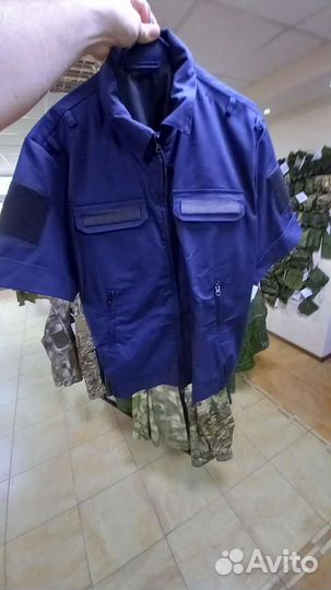 Офисная военная форма зелёная и синяя костюм мо