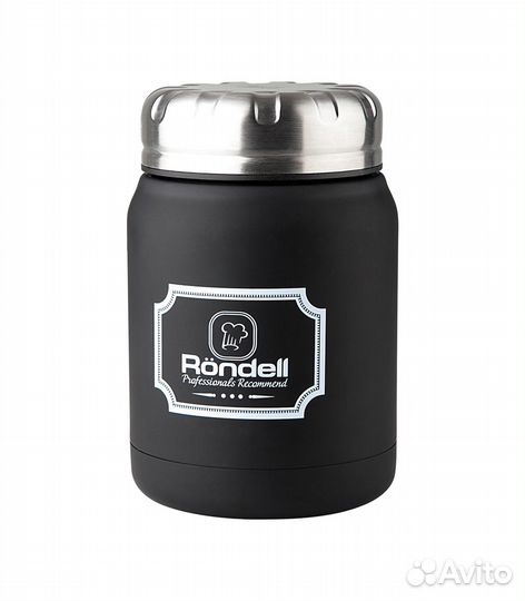 Термос для еды Rondell Black Picnic RDS-942, 0,5 л