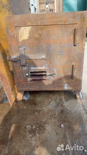 Печь для бани с баком новая