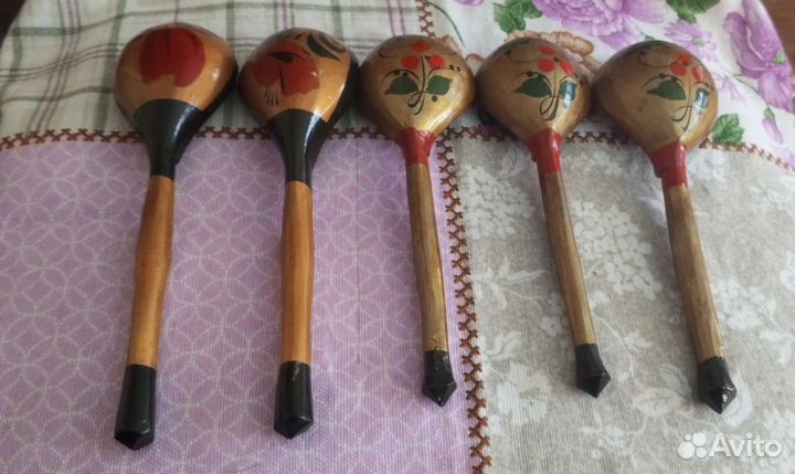 Деревянные ложки хохлома