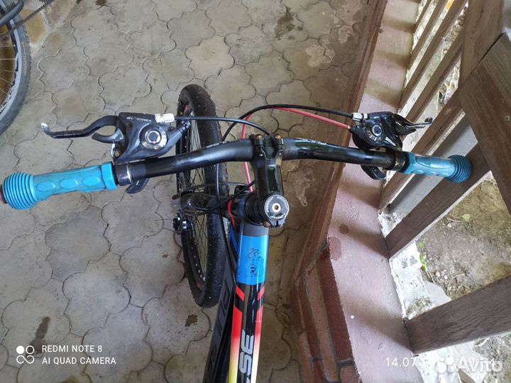 Велосипед скоростной бу 24 колеса