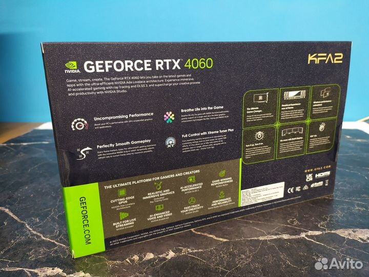 KFA2 RTX 4060 8Gb новая, гарантия 3 года
