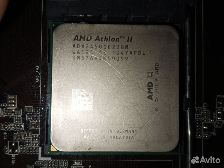 Материнская плата с процессором