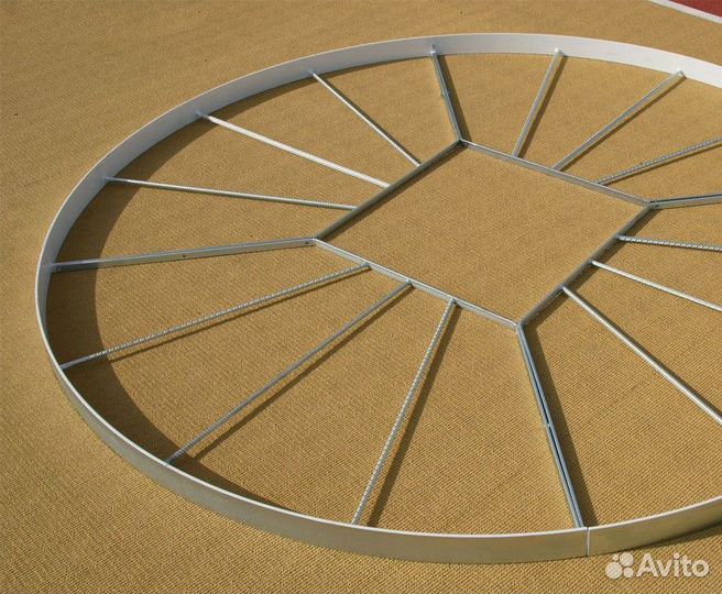 Круг для метания диска Polanik D2,5 м оцинкованная сталь DC-250