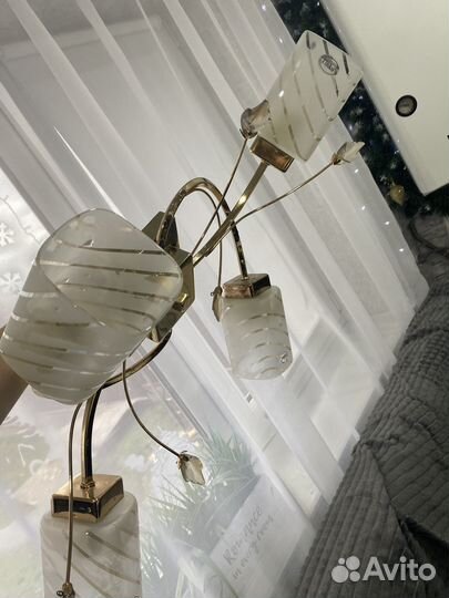 Люстра потолочная бу