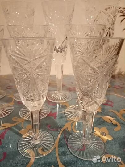 Фужеры. Хрусталь. СССР