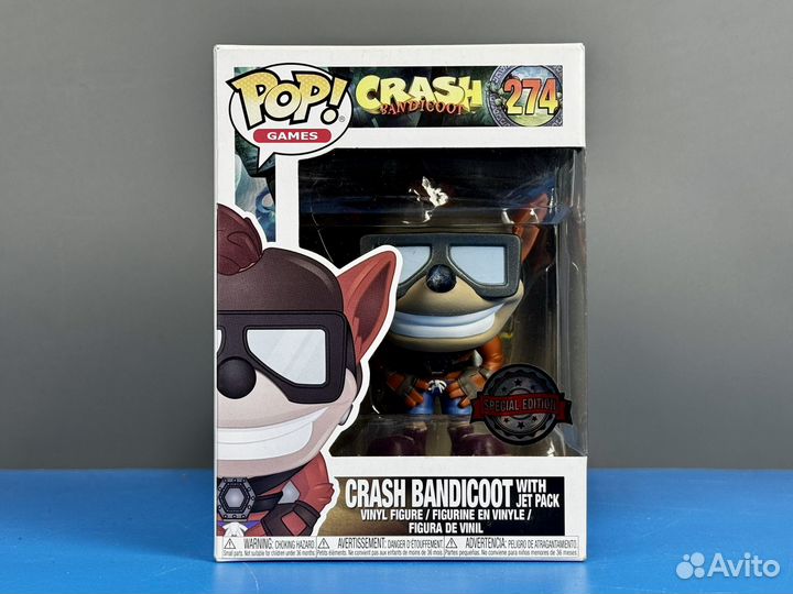 Funko Pop Games 274 Crash Bandicoot w/ Jet Pack SE