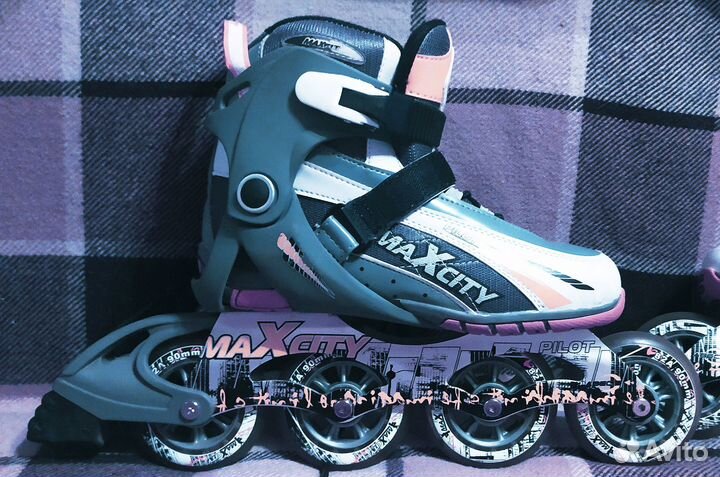 Продам ролики скоростные 38 разм.Колеса 90 мм/82А