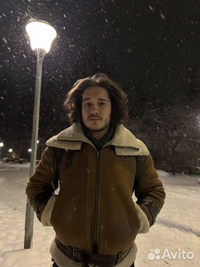 Дубленка мужская пилот-авиатор