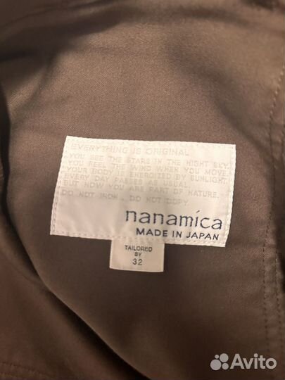 Японские штаны nanamica