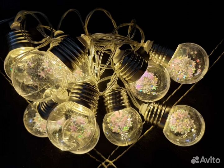 Гирлянда светодиодная Лампочки