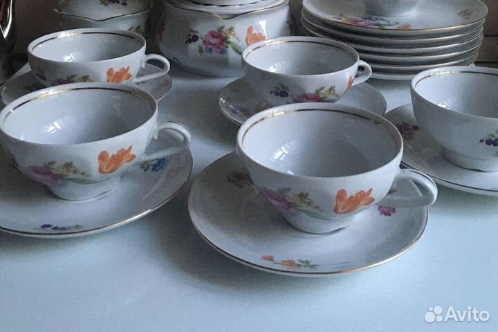 Чайные пары от сервиза гдр, Ilmenau