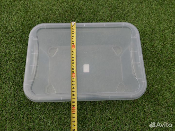 Контейнеры пластиковые прозрачные 38*27*15, 4 шт