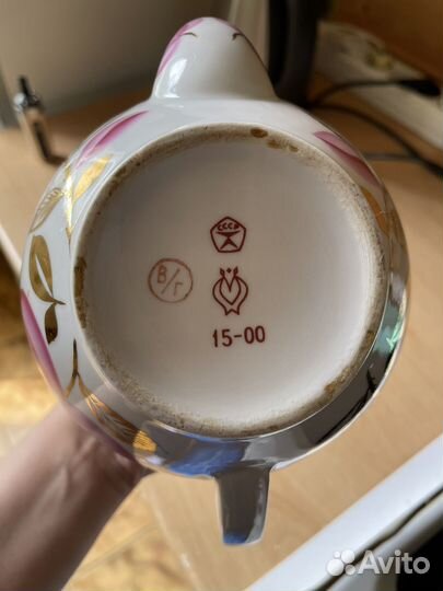 Заварочный чайник, СССР, фарфор