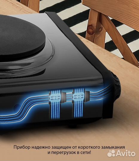 Плитка электрическая новая 2 конфорки