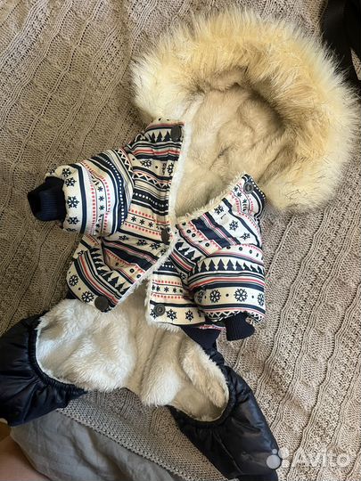 Комбинезон для собак зимний
