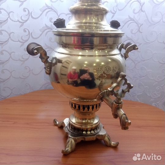 Самовар на дровах старинный бу