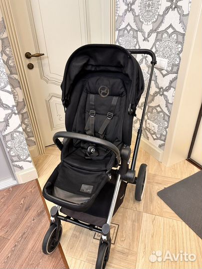Детские коляски бу Cybex Priam черная