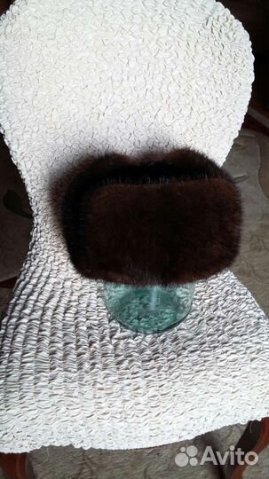 Шапка ушанка из норки